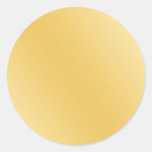 Trendig Elegant Glamor Faux Guld Runt Klistermärke