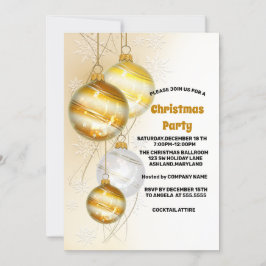 Trendig Elegant jul Bollar,Party Inv. jul Inbjudningar