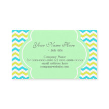 Trendig, elegant, modern blå och grön chevron