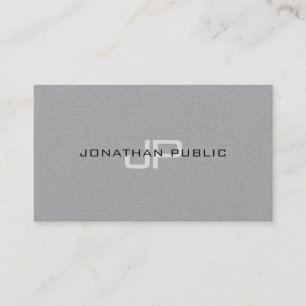Trendig Elegant Monogram Minimalistisk slöjlyx Visitkort