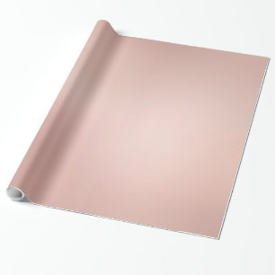 Trendig Elegant Rosa Guld Mall Glansig Present Presentpapper
