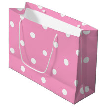 Trendig Elegant Rosa White Polka dots-mall