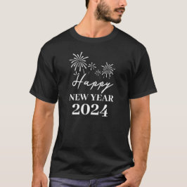 Trendig Elegant Script Gott nytt år T Shirt