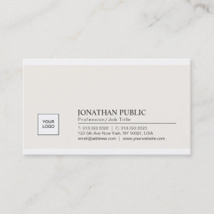 Trendig Elegant Simple Design Company Logotyp Plai Visitkort
