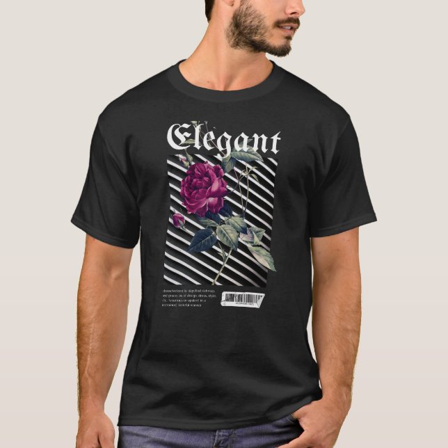 Trendig Elegant Streetwear Design T Shirt (Framsida)