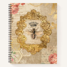 Trendig Elegant Vintage Collage Queen Bee