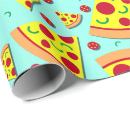 Trendig Emoji Stil Pizza Slice Teenage Party Presentpapper
