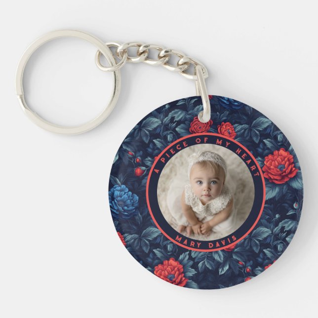 Trendig emotionell souvenir Anpassad rosblomma (Framsidan)