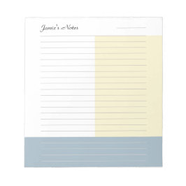 Trendig - enkelt färgblock anteckningsblock