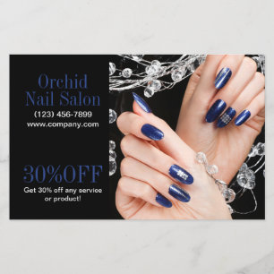 Trendig Esthetician SPA Nail Salon Pris Lists Flygblad