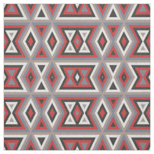 Trendig Ethnic American Native Indian Tribe Mönste Tyg