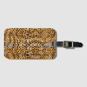 Trendig Exotic Cheetah Päls Mönster Animal Print Bagagebricka