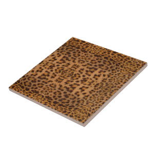 Trendig Exotic Jaguar Päls Mönster Animal Print Kakelplatta