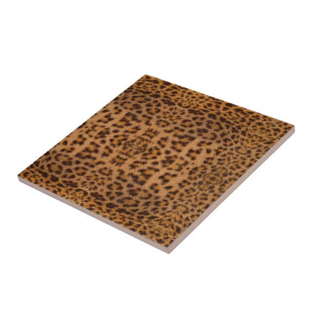 Trendig Exotic Jaguar Päls Mönster Animal Print Kakelplatta (Sidan)