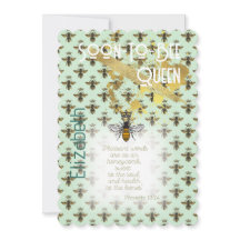 Trendig Faith Sea Green Bee Matris Guld