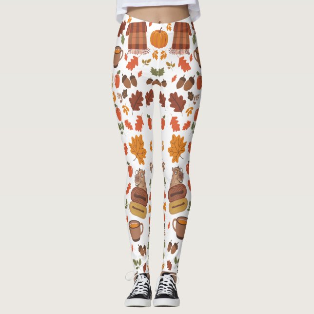 Trendig Fall Leggings (Framsida)