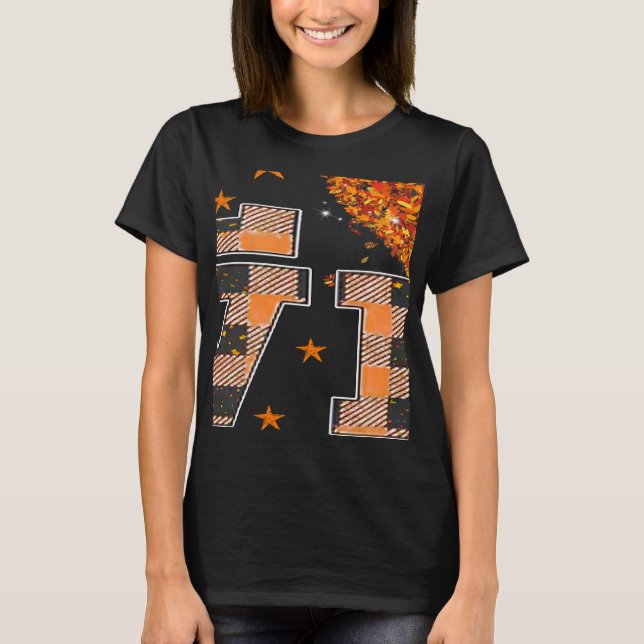 Trendig Fall Sunblomlärarparapedator Kärlek Se T Shirt (Framsida)