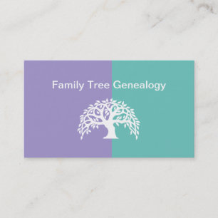 Trendig Family Genealogy Services Visitkort