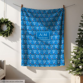 Trendig färg julklet ho ho filt
