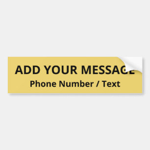 Trendig färg - Mjukgul dekalsticker Bildekal