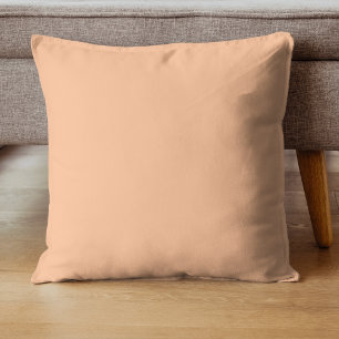 Trendig Färg Peach Fuzz Solid Färg ELEGANT Kudde
