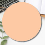 Trendig Färg Peach Fuzz Solid Färg | ELEGANT Runt Klistermärke<br><div class="desc">Trendig Färg Peach Fuzz Solid Färg | Klassisk | ELEGANT | TRENDIG | SNYGGT | Gått</div>