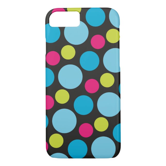 Trendig Färgpunkter Mönster Modern vismisk Roligt Case-Mate iPhone Skal (Baksida)