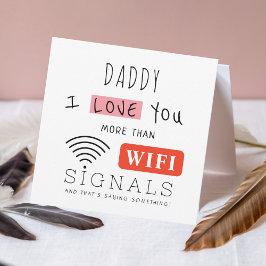 Trendig Fars dag WIFI för Pappa