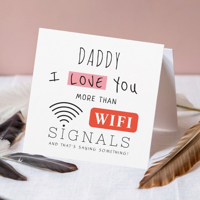 Trendig Fars dag WIFI för Pappa (Skapare uppladdad)