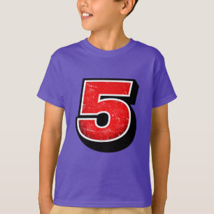 Trendig Femårs Födelsedags T-Shirt