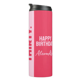 Trendig Fet Rosa och Red Girly 30års födelsedag