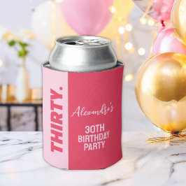 Trendig Fet Rosa och Red Girly 30års födelsedag