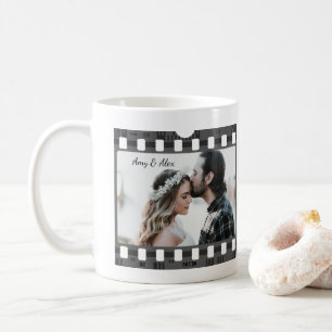 Trendig Film Reel Movie Personlig Bild Ram Kaffemugg