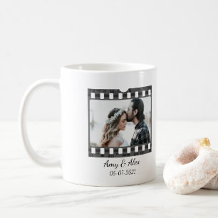 Trendig Film Reel Movie Personlig Bild Ram Kaffemugg