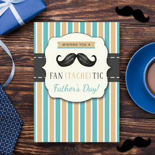 Trendig (Fläkt-Tache-Tic) Mustache Photo Fars dag