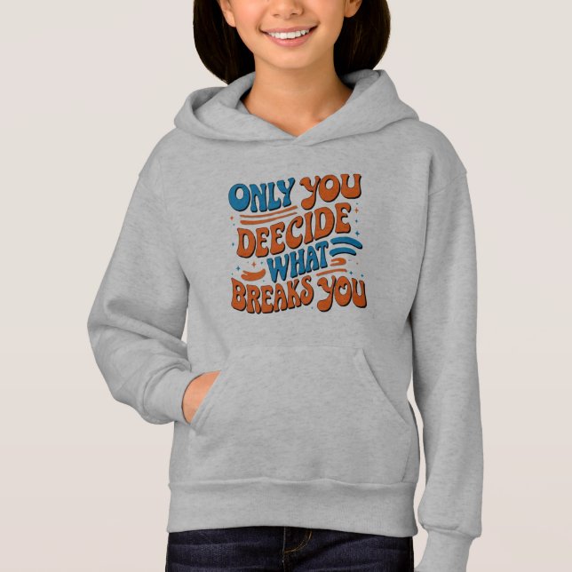 trendig-flicka för motivationcitat t shirt (Framsida)