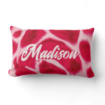 Trendig flickaktig rosa röd leopard djurtryck anpa