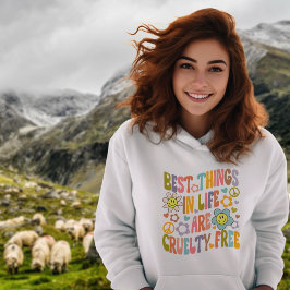 Trendig Flowers Retro Vegan Best Sak in Life T Shirt