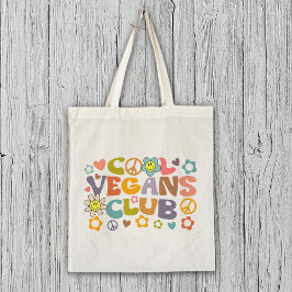 Trendig Flowers Retro Vegan-Klubb Tygkasse
