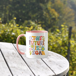 Trendig Flowers Retro Vegan Mugg
