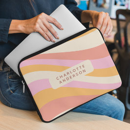 Trendig för Abstrakt av grov återställande Vintage Laptop Fodral