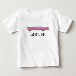 Trendig för anpassade Vintage Rosa bil Tee Shirt