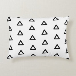 Trendig för Elegant i modern Mönster-Chic, svartvi Prydnadskudde