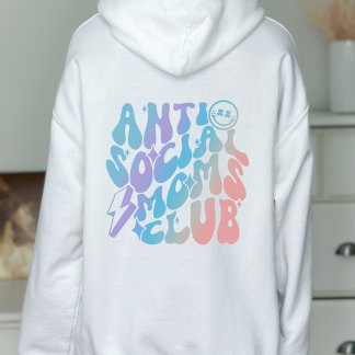Trendig för Klubben Anti-Social Mammor, Gift T Shirt