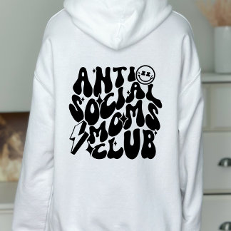 Trendig för Klubben Anti-Social Mammor, Gift T Shirt