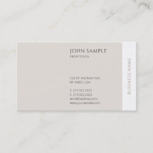 Trendig för modern Professionell med minimal Elega Visitkort