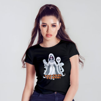 Trendig & Funny Cute Ghost Women's Halloween T Shirt