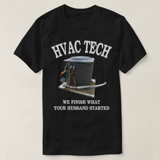 Trendig Funny HVAC T Shirt (Design framsida)
