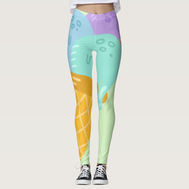 Trendig Gelato Leggings (Framsida)