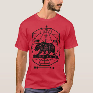 Trendig Geometric California Bear Premium T Shirt